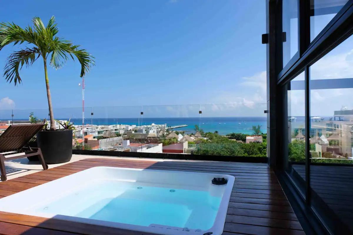 Stayon5A.Av.Penthouse With Privatepool Freeparking Playa del Carmen Exterior foto
